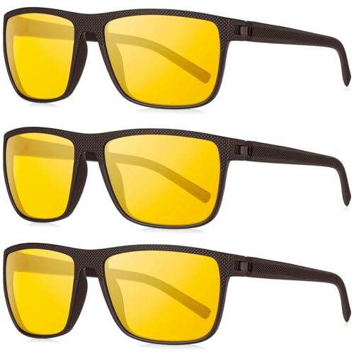 KALIYADI Polarized Sunglasses for Men, Lightweight Sun Glasses with UV Protection for Driving Fishing Golf
