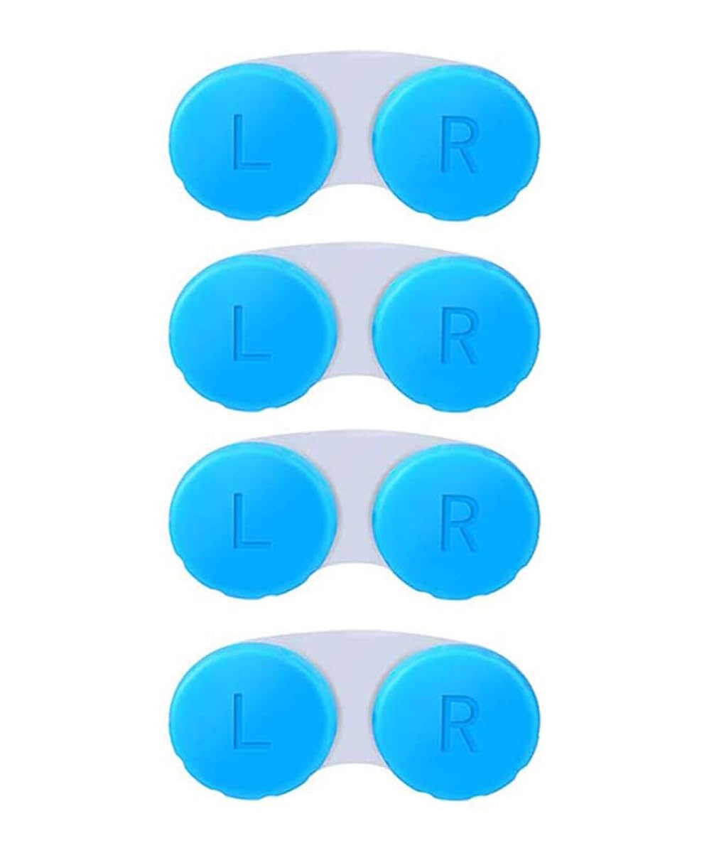 12 Pack Colorful Contact Lens Case Box Holder Container Soak Storage Kit